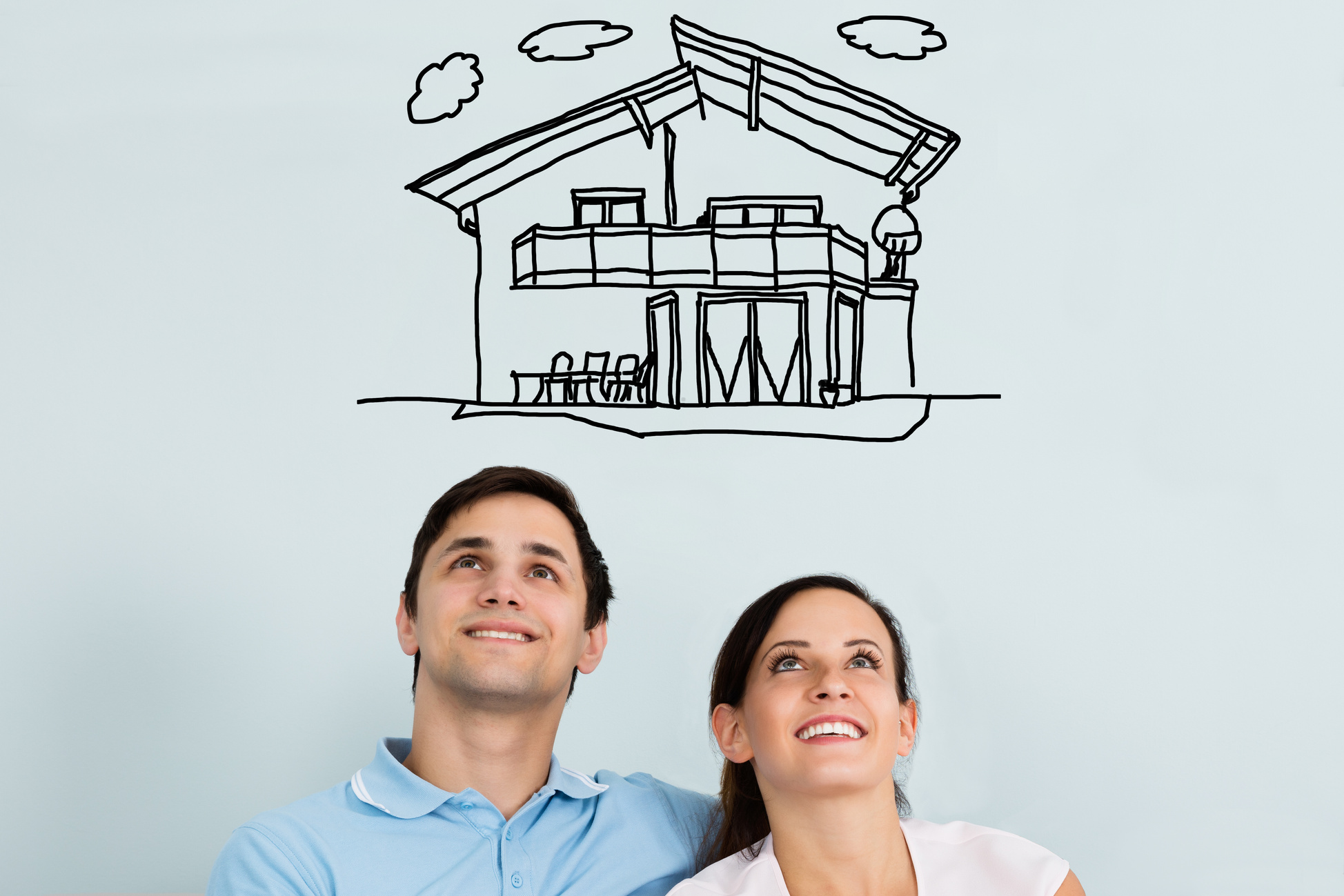 Couple Dreaming Of Having Future Home
